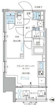 パークアクシス西大島コンフォートスクエアの間取り画像