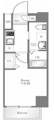 Le-lion北千住の間取り画像