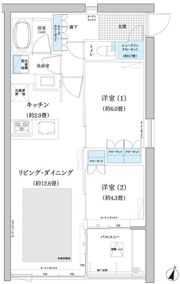 ガーデニエール砧 WESTの間取り画像