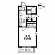 フローラ松原の間取り画像