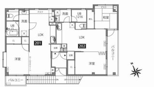グランバリュー永福町の間取り画像