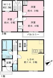 イーストヴィラ和泉府中の間取り画像