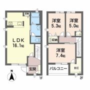 ディアスハリマの間取り画像
