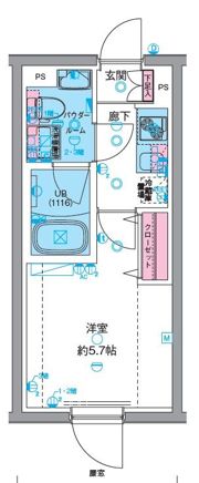 GENOVIA高円寺Ⅱの間取り画像