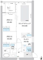ガーデニエール砧 WESTの間取り画像