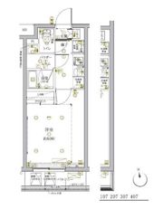 クレイシアIDZ新宿落合ディアコートの間取り画像