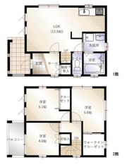 フジパレス戸建賃貸東助松町二丁目の間取り画像