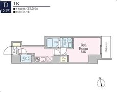 OAKLANCE秋葉原の間取り画像