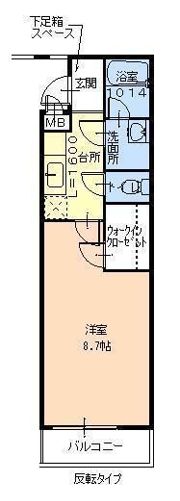 フジパレス堺鳳東Ⅲ番館の間取り画像