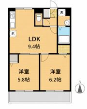 TSグランデ恒久中央の間取り画像