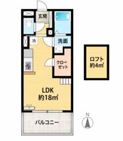 バンベールウエストの間取り画像