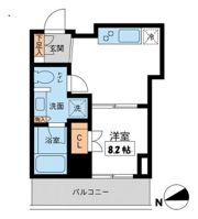 レジデンス雪谷大塚の間取り画像