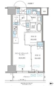 パークアクシス住吉ガーデンスクエアの間取り画像