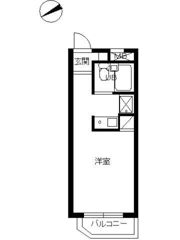 スカイコート新宿第7の間取り画像