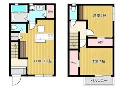 若宮テラスハウスの間取り画像