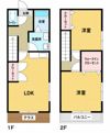 TSメゾネットの間取り画像