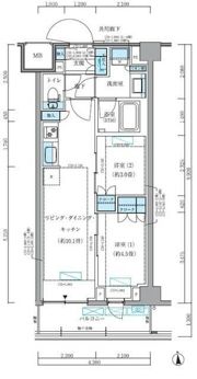 パークアクシス品川シーサイドの間取り画像