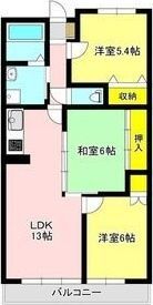 テレスハラの間取り画像