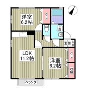 ヴェルジェ・メゾンEの間取り画像