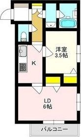 ダイアパレスステーションプラザ前橋Ⅱ 101の間取り画像