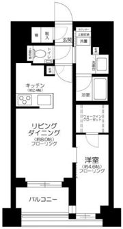 クレヴィア東京八丁堀 Chuo Minatoの間取り画像