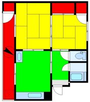 信栄マンションの間取り画像