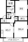 コンフォール石坂Bの間取り画像