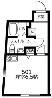 パークサイド日暮里・西日暮里の間取り画像