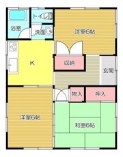 谷郷大澤貸家の間取り画像