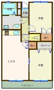 プリムヴェールの間取り画像