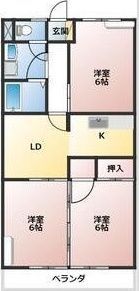 アルパインローズの間取り画像