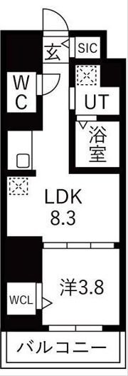 ザ・レジデンスパーク栄の間取り画像