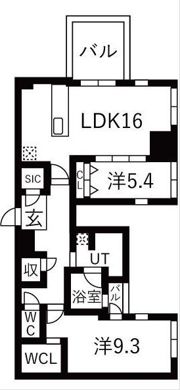 ザ・レジデンスパーク栄の間取り画像