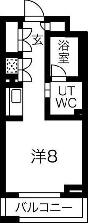 白川公園パークマンションの間取り画像