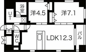 ポルタニグラ千代田の間取り画像