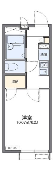 レオパレスKOIKEⅡの間取り画像