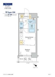 プラウドフラット日本橋大伝馬町の間取り画像