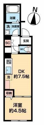 NEXAS EBARAの間取り画像