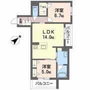 サウザンド和泉府中の間取り画像