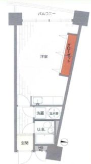シャンボール北新宿の間取り画像