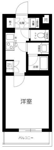 ルーブル千歳烏山の間取り画像