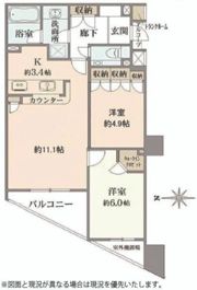 ジエイパ－ク上野アクシスの間取り画像