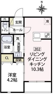 luana二子の間取り画像