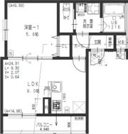 One Kishiwadaの間取り画像