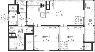 One Kishiwadaの間取り画像