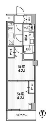 SYFORME西小山の間取り画像