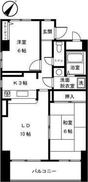 千石ヒルズレジデンスの間取り画像
