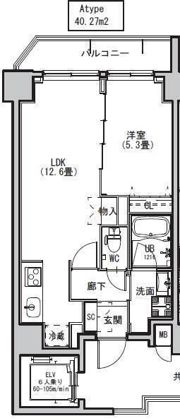S-RESIDENCE両国avenueの間取り画像
