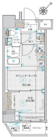 ベルグレード浅草DUEの間取り画像