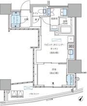 パークアクシス五反田スカイタワーの間取り画像